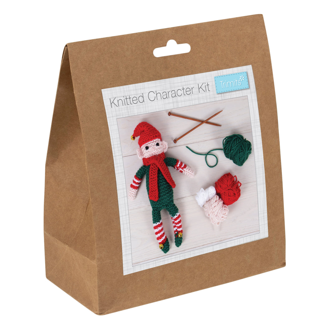 trimits elf knitting christmas kit knit yarn wool fabric shack malmesbury