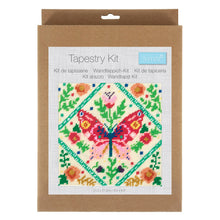 trimits half stitch tapestry needlepoint kit floral butterfly fabric shack malmesbury TTP008
