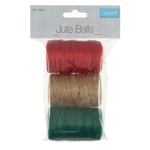 trimits jute 3 spools christmas present wrapping fabric shack malmesbury