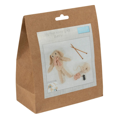 trimits my first knitting kit bunny rabbit beginner starter knit yarn wool fabric shack malmesbury gck202
