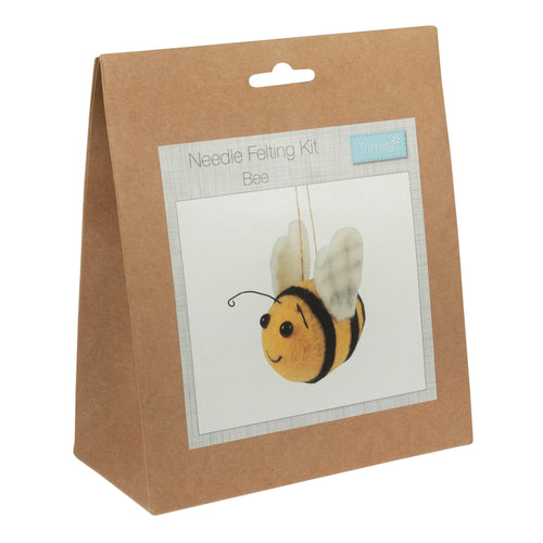 trimits needle felt felting bumble bee beginners kit fabric shack malmesbury TCK039