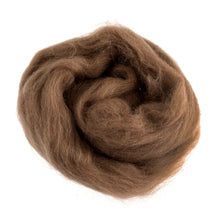 trimits needle felt felting natural wool roving 10g fabric shack malmesbury cafe o lait light brown 003