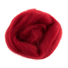 trimits needle felt felting natural wool roving 10g fabric shack malmesbury dark red 324