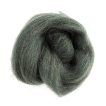 trimits needle felt felting natural wool roving 10g fabric shack malmesbury melange green 020