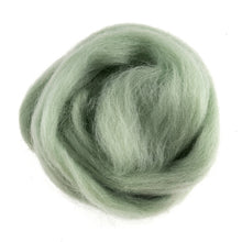 trimits needle felt felting natural wool roving 10g fabric shack malmesbury mint green 332