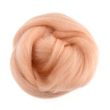 trimits needle felt felting natural wool roving 10g fabric shack malmesbury peach 333