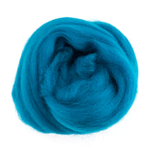 trimits needle felt felting natural wool roving 10g fabric shack malmesbury turquoise blue 315