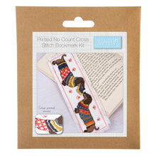 trimits printed cross stitch crosstitch kit dog dachshund jumper fabric shack malmesbury GCSP11
