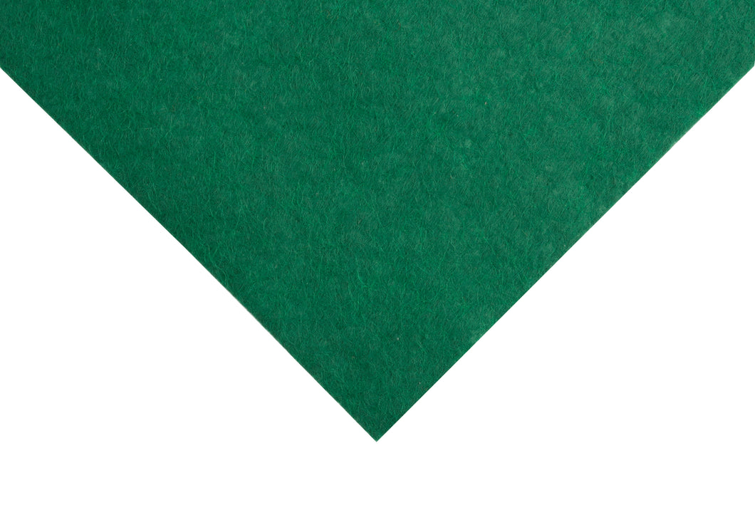 trimits wool viscose felt sheet metre verona dark green fabric shack malmesbury F059_0166