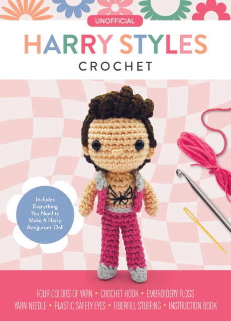 unofficial harry styles crochet character pattern by katalin galusz gardners books fabric shack malmesbury