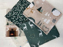 victoria louise designs cosy christmas stocking cracker tree fire berry winter mistletoe fat quarter pack 1 bundle cotton fabric shack malmesbury 2