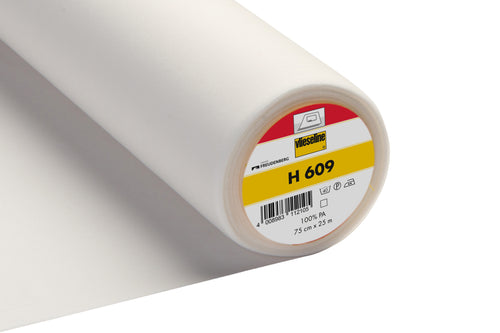 vilene vlieseline interfacing interlining fusible knit 75cm white H609 fabric shack malmesbury 2VH609-10