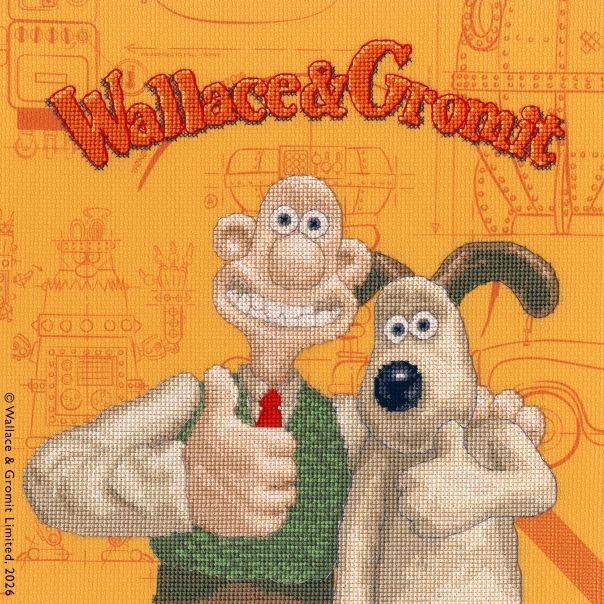 wallace & Gromit cross stitch kit wonderfully WG   fabric shack malmesbury 1 