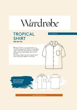 wardrobe by me dressmaking mens tropical shirt pattern fabric shack malmesbury