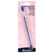 water soluble pencil blue dressmaking embroidery needlepoint fabric shack malmesbury H292_BLU