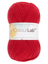 west yorkshire spinners colourlab colour lab wool yarn double knit dk crimson red 556 fabric shack malmesbury