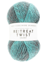 west yorkshire spinners retreat twist chunky wool yarn blue bluefaced kerry azure 1271 fabric shack malmesbury
