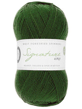 west yorkshire spinners signature 4 ply wool yarn bluefaced leicester sock evergreen 1235 fabric shack malmesbury