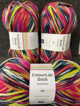 west yorkshire spinners colourlab sock yarn wool knt crochet fabric shack malmesbury punk 1203