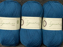 west yorkshire spinners signature 4 ply wool yarn bluefaced leicester sock pacific blue 1007 fabric shack malmesbury