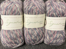 west yorkshire spinners signature 4 ply wool yarn bluefaced leicester sock wood pigeon 864 fabric shack malmesbury