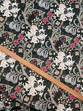 william morris velvet golden lily nocturn dark green fabric shack malmesbury 2