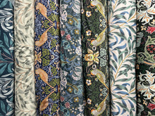 william morris velvet golden lily willow bough strawberry thief teal green fabric shack malmesbury 2