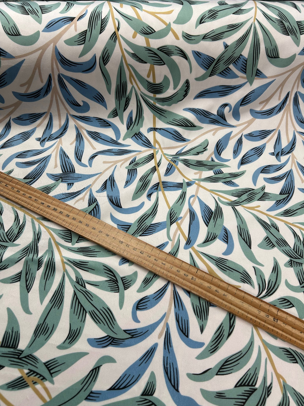 william morris velvet willow bough seafoam sea foam cream fabric shack malmesbury 2