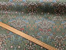 william morris blackthorne forest green teflon tablecloth table cloth covering fabric shack malmesbury