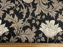 william morris ebony suite best of morris barbara blackman moda Anemone Ebony Black 8380 17 cotton fabric shack malmesbury