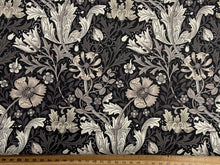 william morris ebony suite best of morris barbara blackman moda Compton Ebony Black 8383 16 cotton fabric shack malmesbury