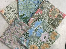 william morris simply nature flower flowers floral organic compton fat quarter fq pack cotton fabric shack malmesbury