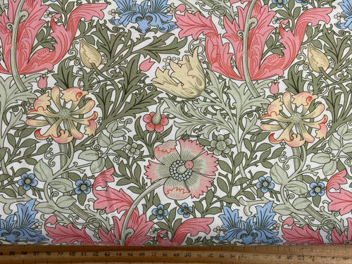 william morris simply nature flower flowers floral organic compton fat quarter fq pack cotton fabric shack malmesbury