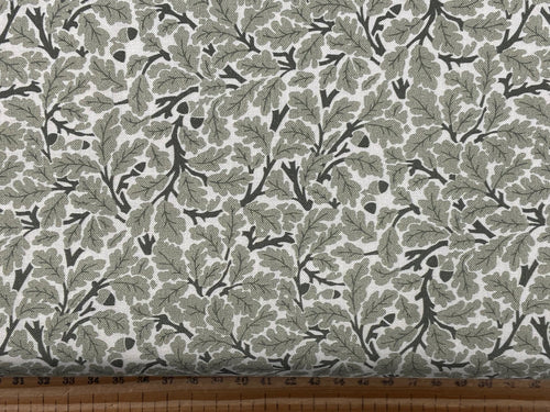 william morris v & a museum sweet symphony apple oak tree green flower floral cotton fabric shack malmesbury