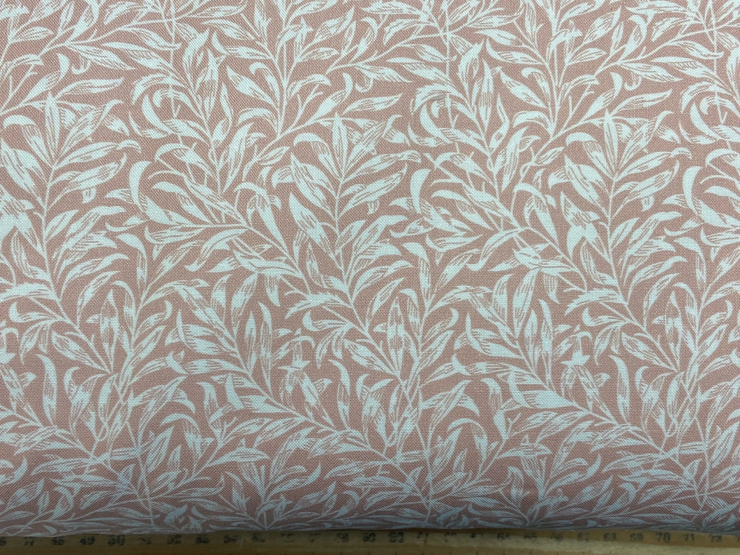 william morris v and a museum extra wide quilt back backing backings willow bough blush pink cotton fabric shack malmesbury