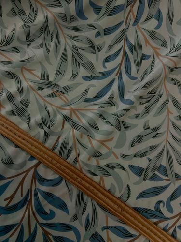 william morris velvet willow bough meadow light green fabric shack malmesbury