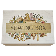 wooden sewing box large fabric shack malmesbury TN017