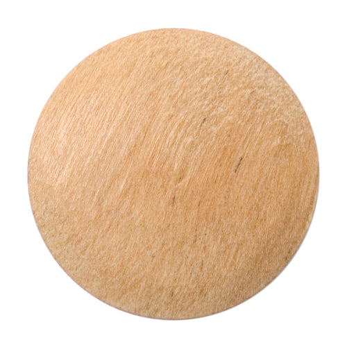 wooden round dome top button with shank 23mm fabric shack malmesbury 2B_324