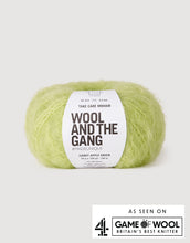 wool and the gang take care mohair aran apple green fabric shack malmesbury