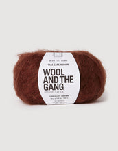 wool and the gang take care mohair aran chocolate brown fabric shack malmesbury