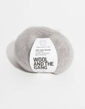 wool and the gang take care mohair aran dusty grey fabric shack malmesbury