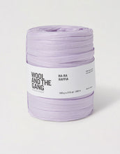 wool in the gang ra ra raffia lilac powder fabric shack malmesbury
