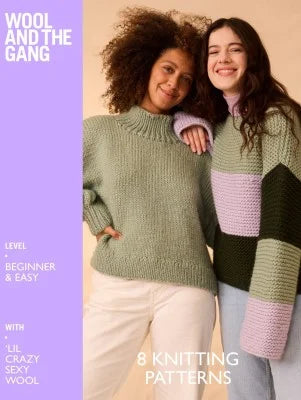 wool and the gang lil crazy sext wool pattern book fabric shack malmesbury