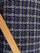 wool blend fashion tweed fabric shack malmesbury navy and black with silver metallic 2