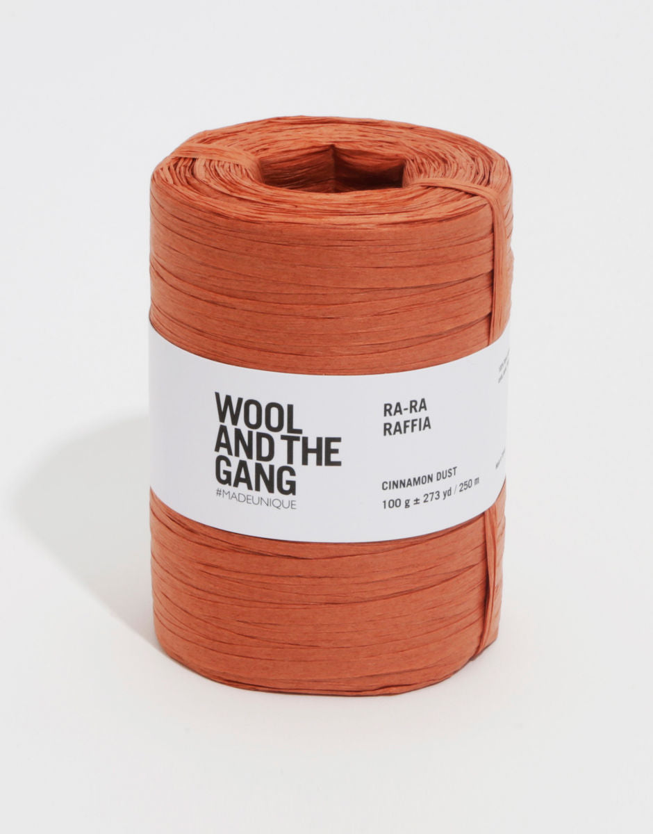 wool in the gang ra ra raffia cinnamon dust fabric shack malmesbury