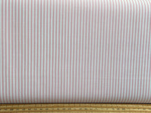 Yarn Dyed Cotton Pink Stripe Fabric by 1/2 Metre
