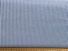 yarn dyed cotton stripes striped royal blue fabric shack malmesbury