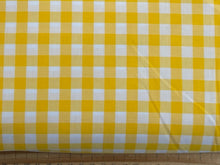 yarn dyed dye gingham cotton fabric shack malmesbury yellow