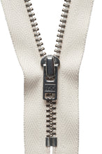 ykk brass jeans closed zip 15cm 6 inches fabric shack malmesbury light ecru Y615_801