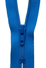 ykk closed zip dress skirt 16 inch 41cm bright blue fabric shack malmesbury Y441_918